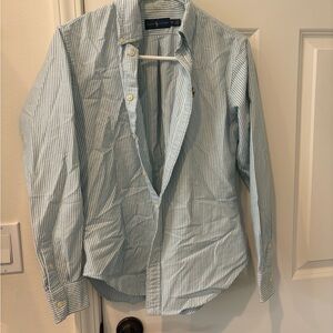 Ralph Lauren Light Blue Striped Shirt